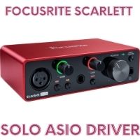 Focusrite Scarlett solo ASIO Driver